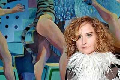 Dorothea Schuele Malerin aus Duesseldorf kreiiert Bilder voller Schoenheit und Kraft.