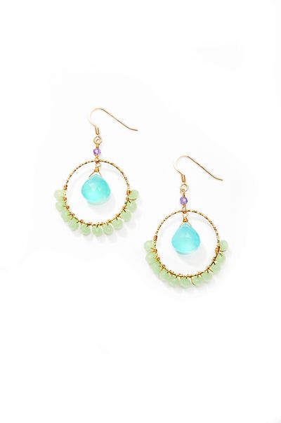 Stil Schmuck allesausliebe Ohrringe Gruen