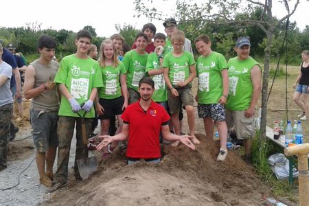 Eine der tollen Aktionen: In Gernsheim wurde ein Feuchtbiotop angelegt. hr3-Reporter Philipp Wellhoefer war vor Ort.