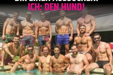 Der Hund ist ja auch intelligenter als die zwölf Halbstarken zusammen. Dieser Kommentar von Michael Hesemann unter dem Foto, gefiel Facebook nicht