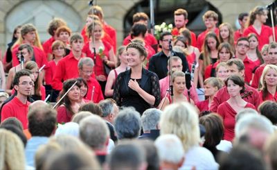 Europaesische Sommerphilharmonie und chor mit Konzert
