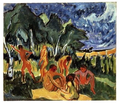 pechstein ausstellung im lehmbruck museum