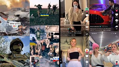 Krieg, Leid, Luxus, Lifestyle: Tiktok macht's möglich
