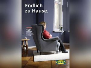 Angela Merkel im Ruhestand wie ihn sich Ikea vorstellt Angela Merkel im Ruhestand wie ihn sich Ikea vorstellt