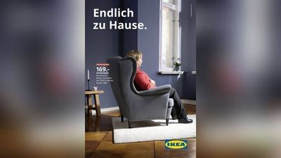 Angela Merkel im Ruhestand wie ihn sich Ikea vorstellt