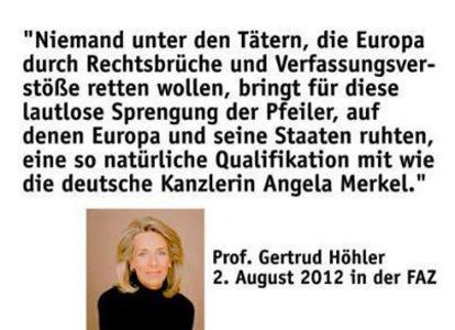 Angela Merkel die Totengraeberin Europas