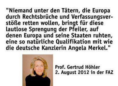 Angela Merkel die Totengraeberin Europas