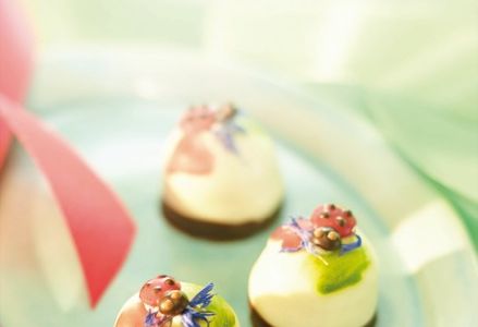 Arko praesentiert fuer Januar Meisterstueck Glueckskaefer Praline