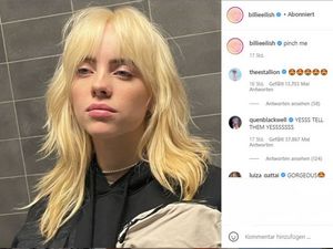 Mit diesem Foto von sich hat Billie Eilish einen Instagram-Rekord gebrochen Mit diesem Foto von sich hat Billie Eilish einen Instagram-Rekord gebrochen