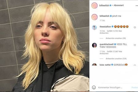 Mit diesem Foto von sich hat Billie Eilish einen Instagram-Rekord gebrochen