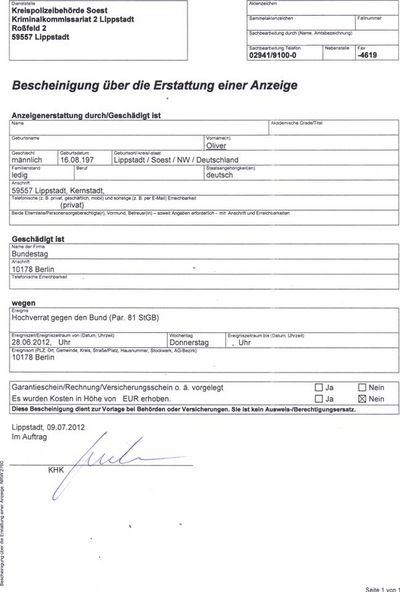 Schriftsteller Heinz Sauren ist gegen ESM-Vertrag