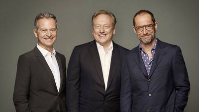Ueberraschungs-Deal: Dominik Philipp, Andreas Fischer-Appelt und Hartwig Keuntje