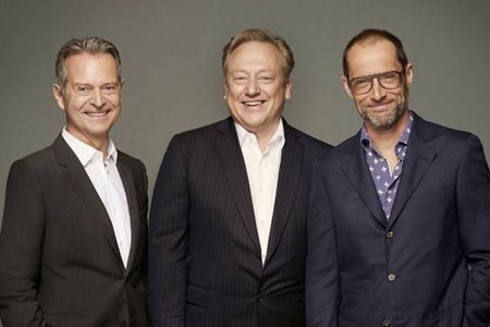 Ueberraschungs-Deal: Dominik Philipp, Andreas Fischer-Appelt und Hartwig Keuntje