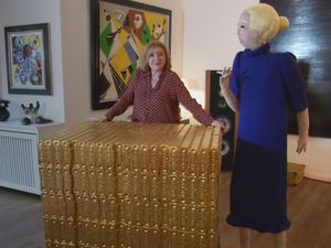 Die Kunstsammerin Manuela Alexejew in ihrer Berliner Loft Die Kunstsammerin Manuela Alexejew in ihrer Berliner Loft