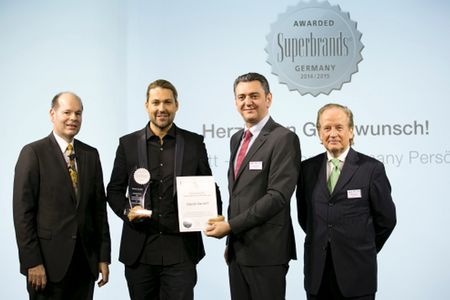 Auszeichnung von David Garrett als Superbrand Germany