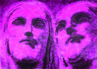 Jirí Georg Dokoupil, Double Jesus, 2011, Jirí Georg Dokoupil, Double Jesus, 2011,
