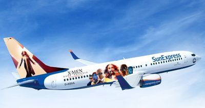 X-MEN: DARK PHOENIX Kooperation mit SunExpress Sonderbeklebung zum Start des Mega-Blockbusters
