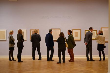 Besucher im Picasso Museum