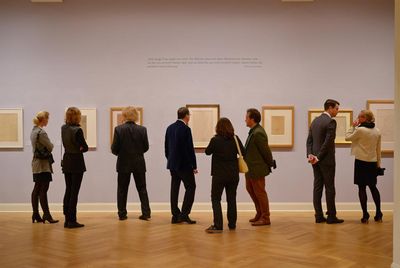 Besucher im Picasso Museum
