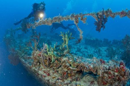 Reisen Florida Keys Taucher Spiegel Grove