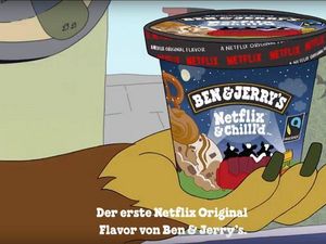 Fuer Fans von Bingewatching, die neue Ben & Jerry's-Sorte