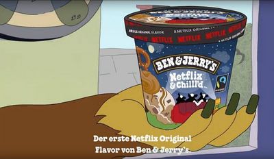 Fuer Fans von Bingewatching, die neue Ben & Jerry's-Sorte