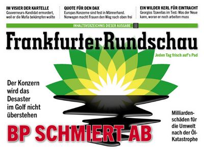 Die Frankfurter Rundschau ist insolvent. Die Liquidität ist versiegt, die FR nicht mehr flüssig. Man könnte eigentlich sagen, überflüssig war sie schon seit langem. Denn anders als die FAZ hat es die FR nicht geschafft, sich dem Diskurs zu stellen und über das Feuilleton den gesellschaftlich-kulturellen Clinch zu suchen.