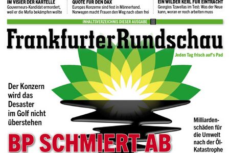 Die Frankfurter Rundschau ist insolvent. Die Liquidität ist versiegt, die FR nicht mehr flüssig. Man könnte eigentlich sagen, überflüssig war sie schon seit langem. Denn anders als die FAZ hat es die FR nicht geschafft, sich dem Diskurs zu stellen und über das Feuilleton den gesellschaftlich-kulturellen Clinch zu suchen.