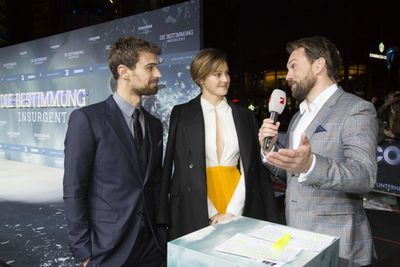 Theo James und Shailene Woodley im Interview mit Steven Gaetjen