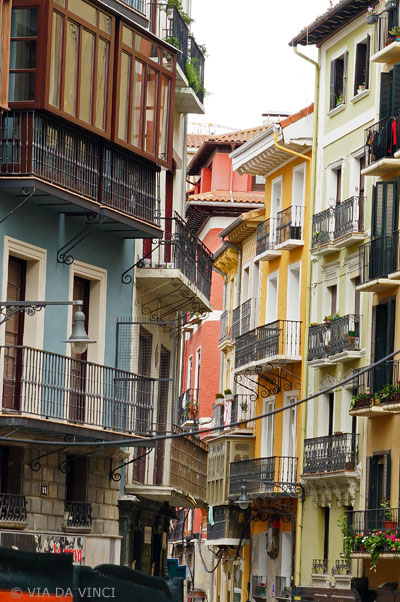 Reisen Pamplona Fassaden Reisen Pamplona Fassaden