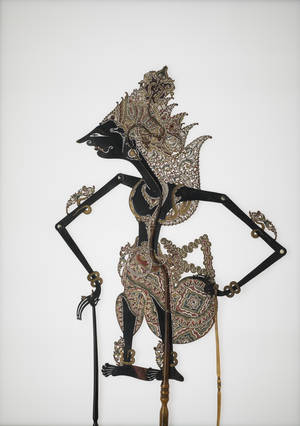 Schattenspielfigur aus Indonesien